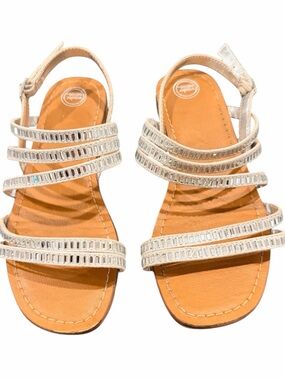 WONDER NATION Mirror Gem Sandals